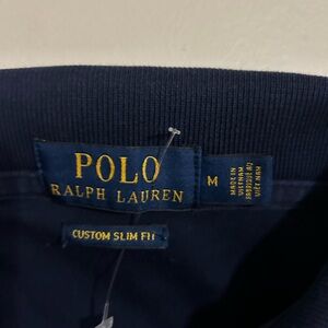 Polo Ralph Lauren Navy Custom Slim Fit Shirt